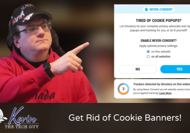 Get Rid of Cookie Banners!